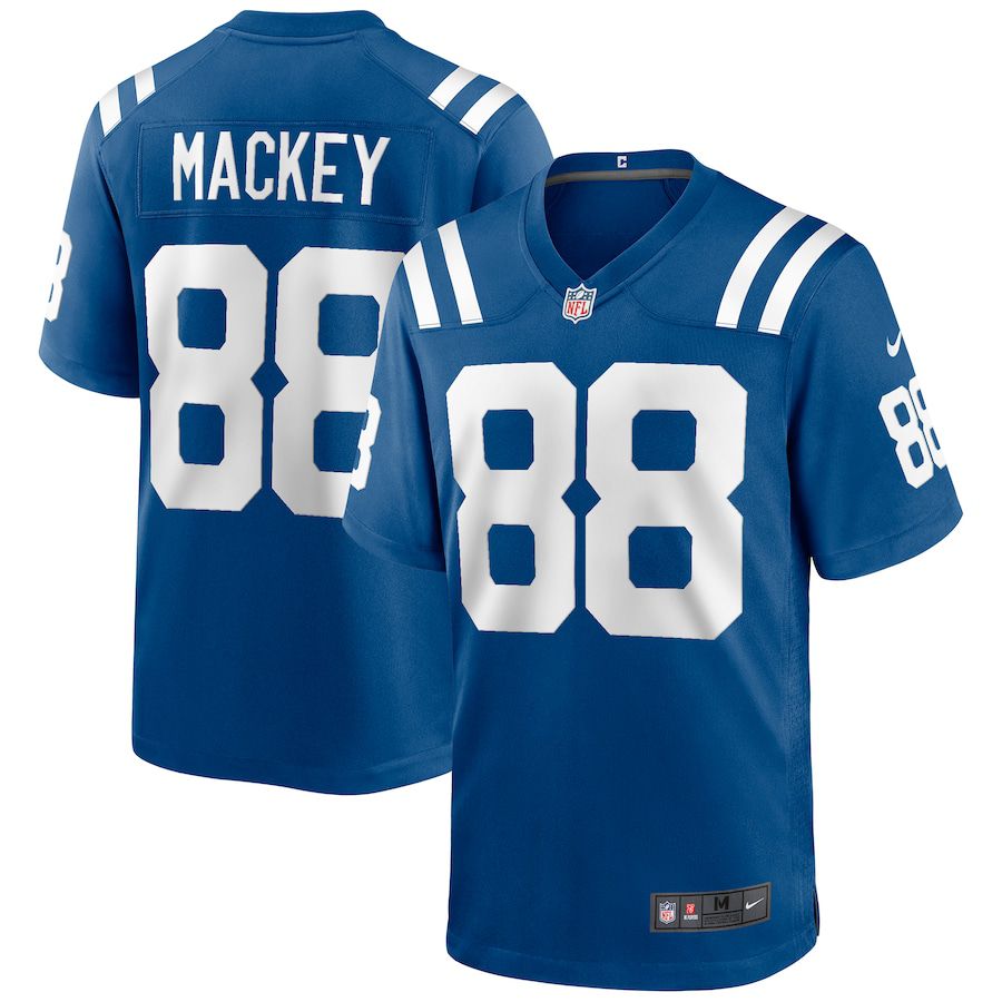 Men Indianapolis Colts 88 John Mackey Nike Royal Game Retired Player NFL Jersey